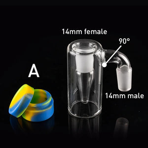 Silicone Reclaimer Quartz Banger - 14mm 90°