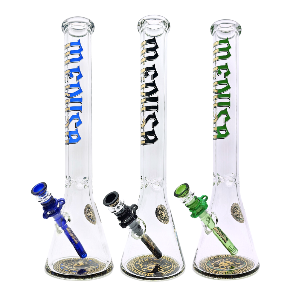 Medusa 18"/7mm Beaker Bong - 3 Colors Available